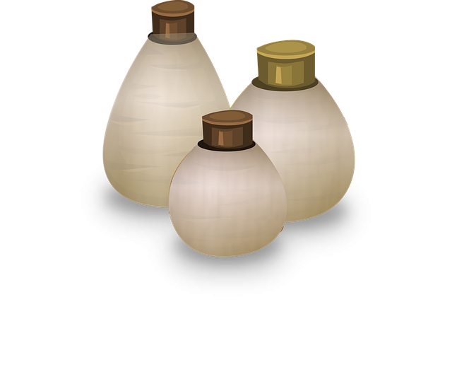 Free bottles perfume lotion vector