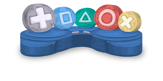 Free bench playstation console vector