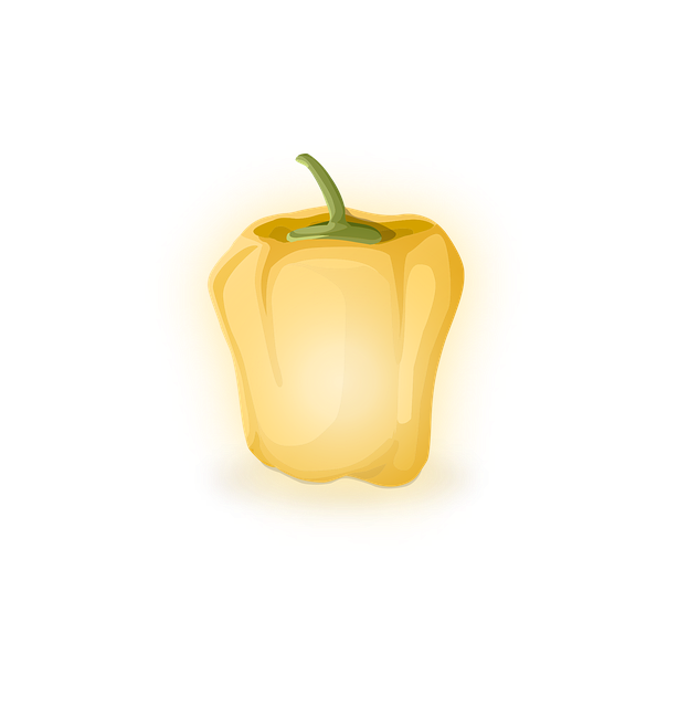 Free peppers yellow lights vector