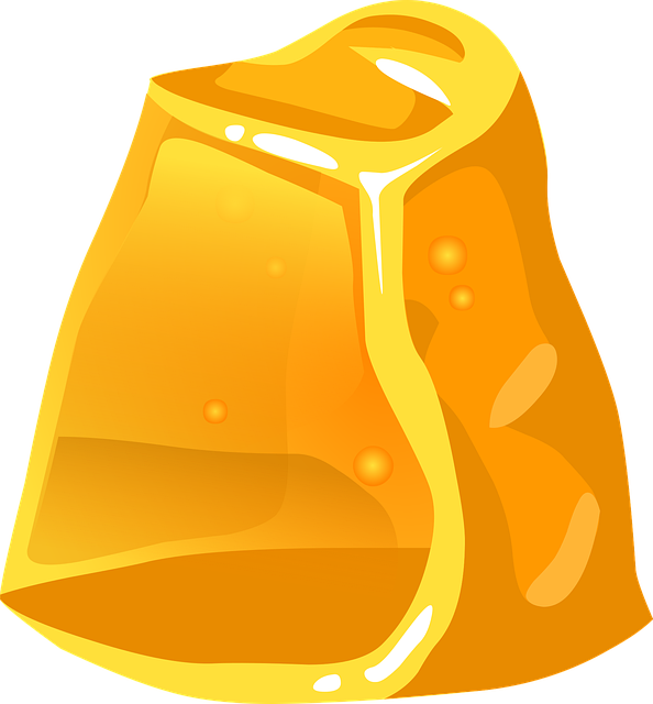 Free yellow mineral natural illustration