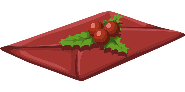Free envelop christmas card vector