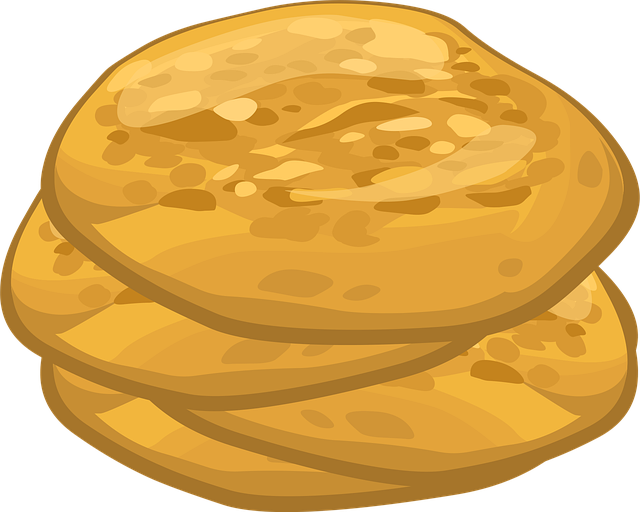 Free pancakes baking crepe vector