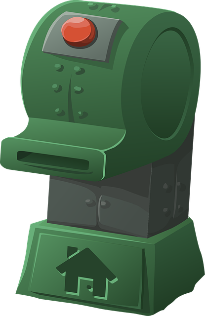 Free ticket machine button vector