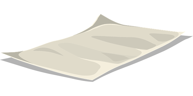 Free paper white sheet vector