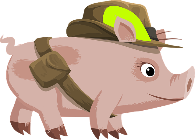 Free pig nature pink illustration