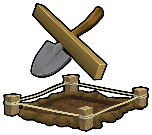 Free construction site tools illustration