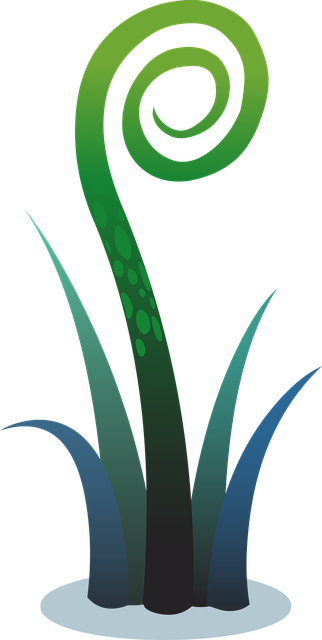 Free plants swirls leaves illustration