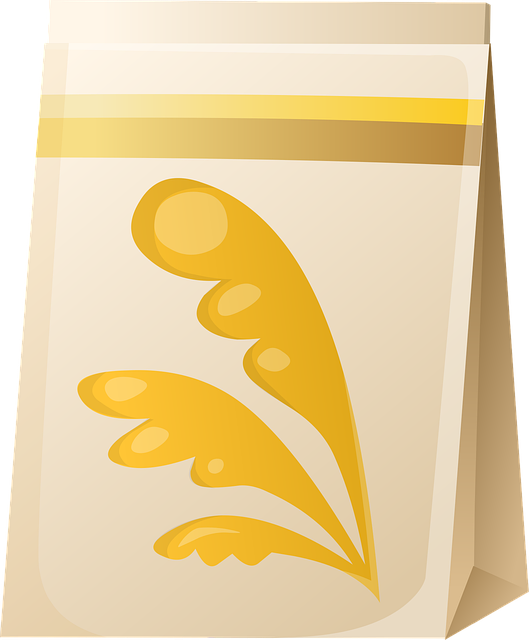 Free bag seeds food vector