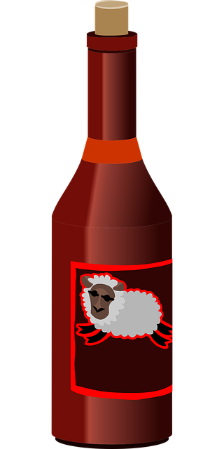 Free bottle drink sheep vector