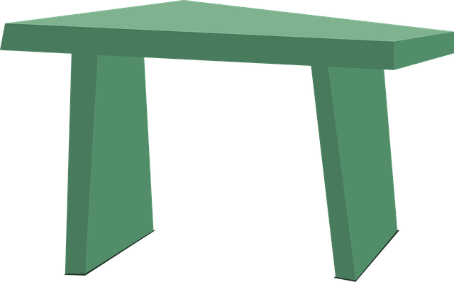 Free bench furniture wood vector