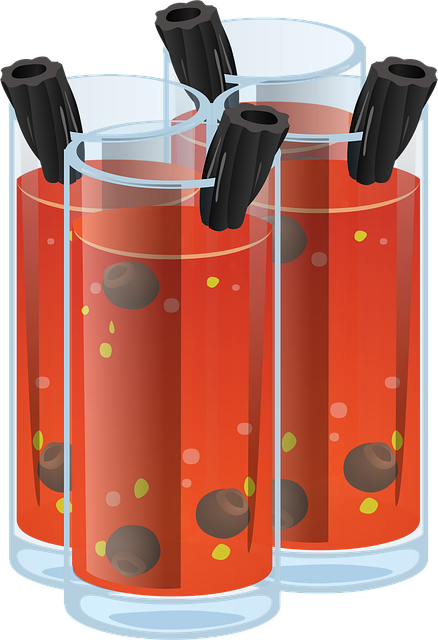 Free drinks red alcohol vector