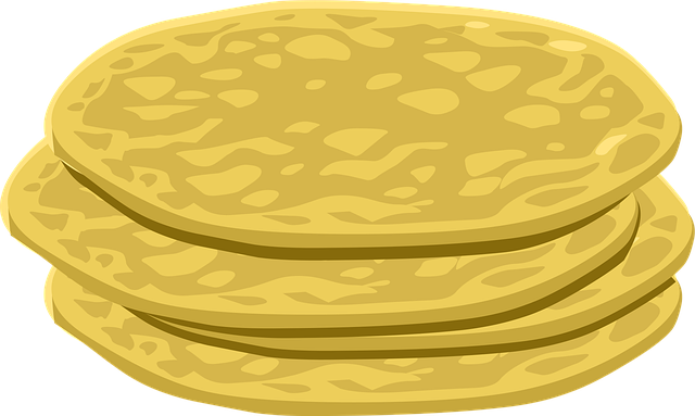 Free pancakes stack breakfast vector