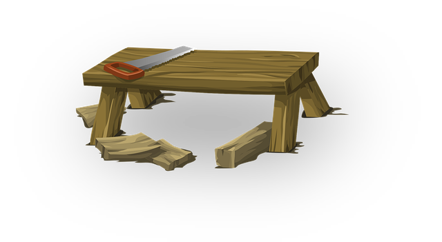 Free work bench bench workshop illustration
