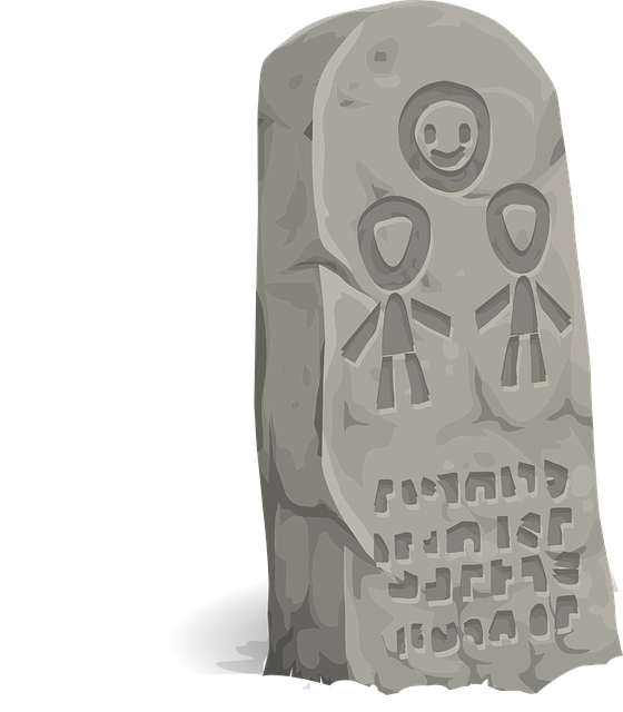Free gravestone headstone graveyard illustration