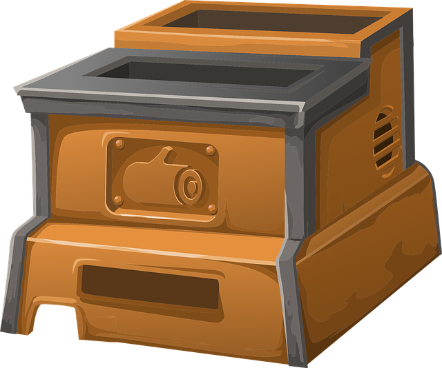 Free machine industry wood illustration