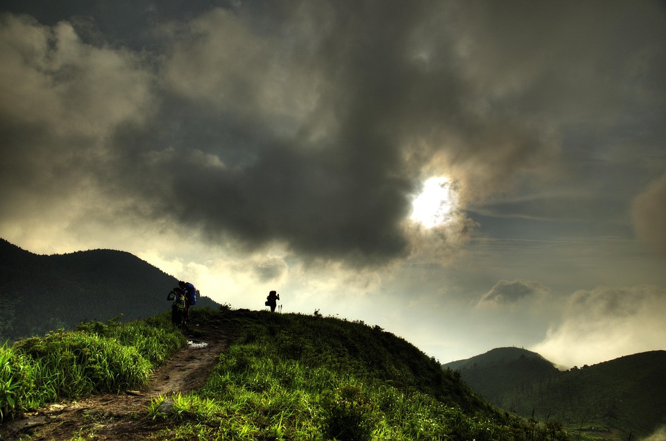 Wugong Mountain Backpacker Sunset - Free photo on Pixabay - Pixabay