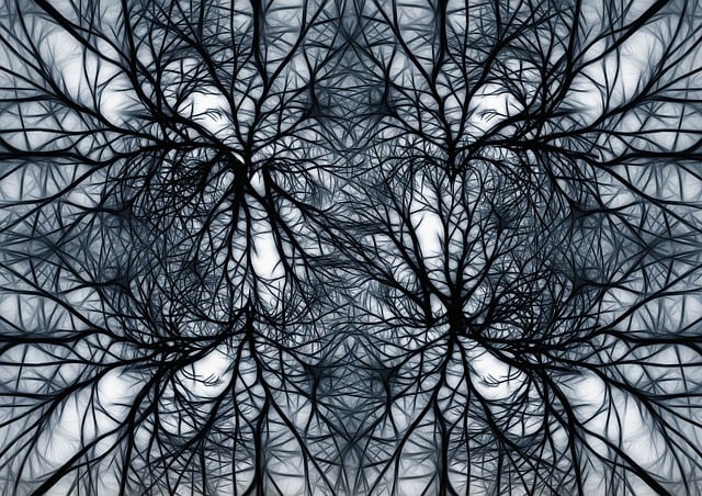 Free network wattle meshes illustration