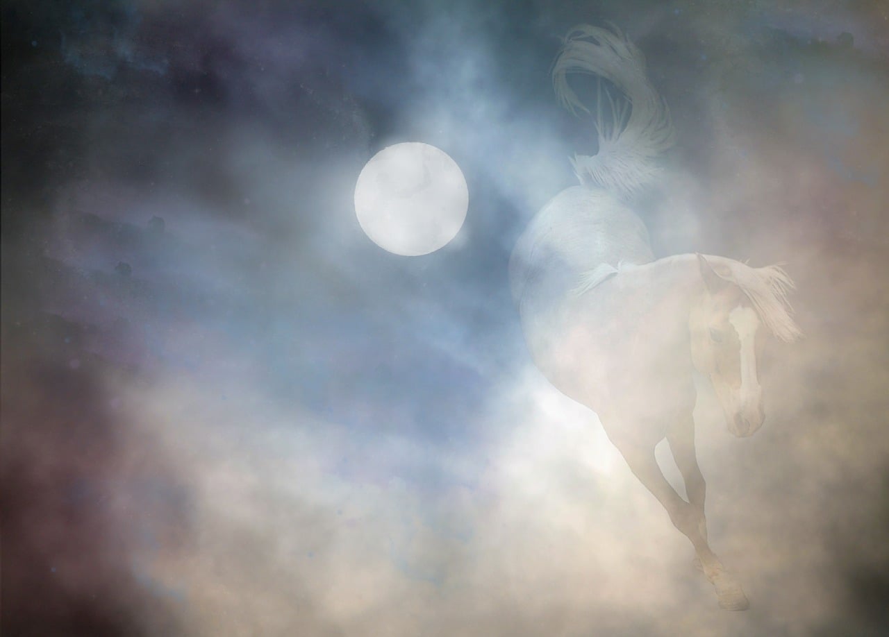 Ghost Horse Riding - Free image on Pixabay