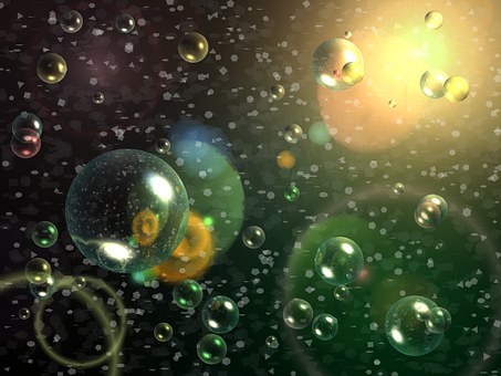 Free Bubbles Space illustration and picture