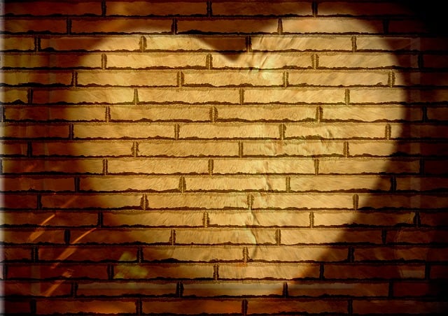 Free heart love wall illustration
