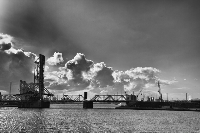 Hafen, Antwerpen, Brücke
