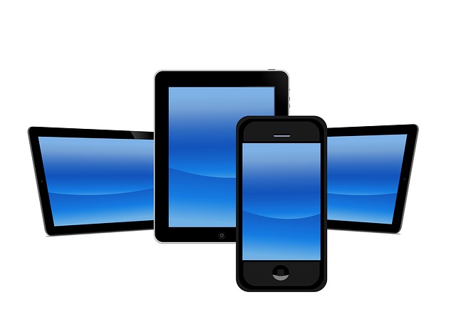 Free smartphone mobile tablet illustration