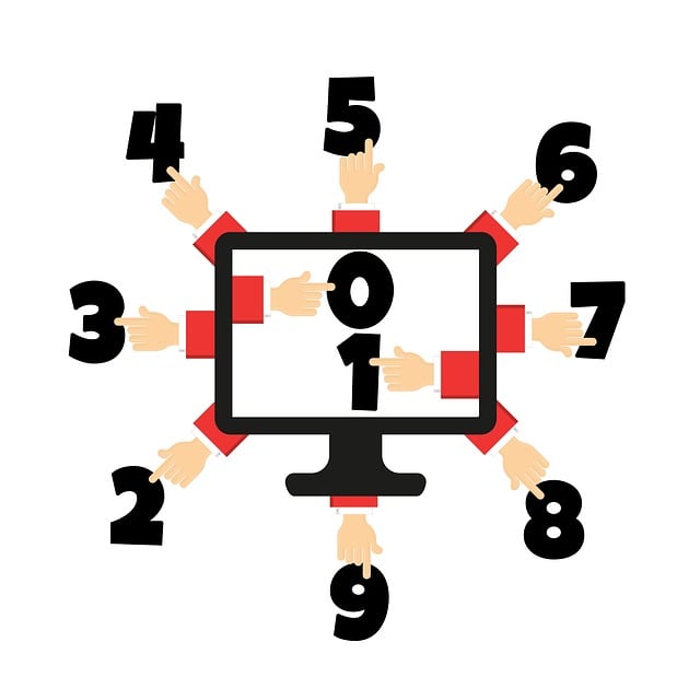 Free smartphone mobile binary illustration