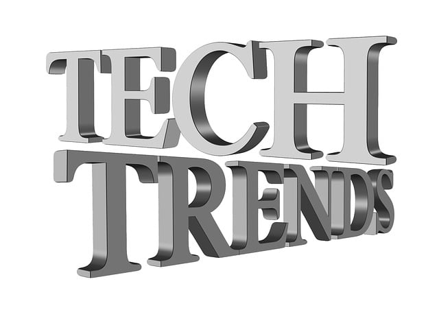 Free technology trend development illustration