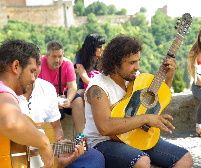 Free Guitarist Street Musicians photo and picture