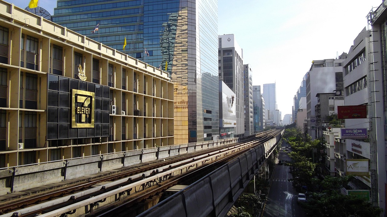 Tailanda, Bangkok, Skytrain