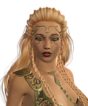 woman, make up, head