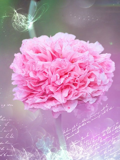 Free clove pink romantic illustration