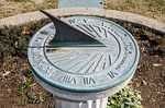 sundial, clock, sun