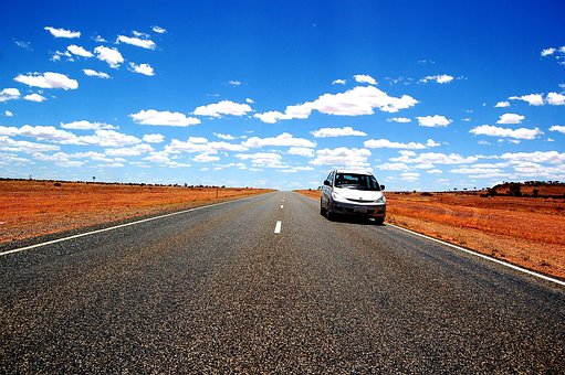 Outback, Australia, Bush, Road