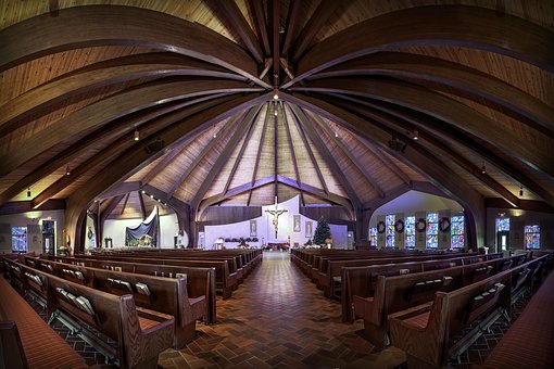 Kostel, Svatyně, Přejít, Panoráma
