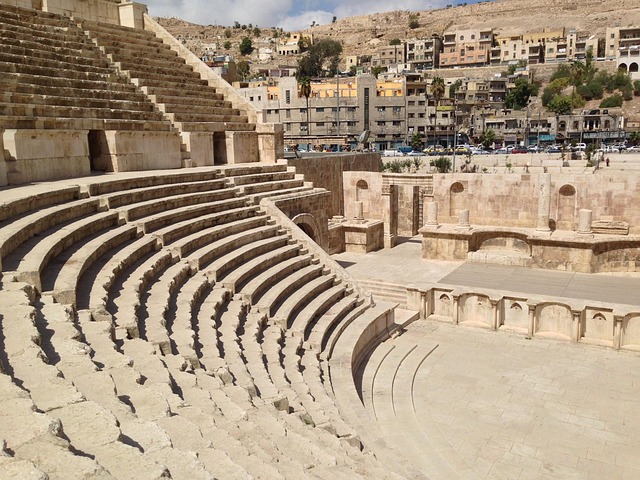 Amphitheater, ruin, jordan and roman — photo by HYL