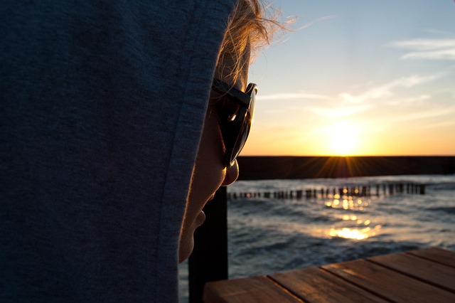 Free Sunset Girl photo and picture