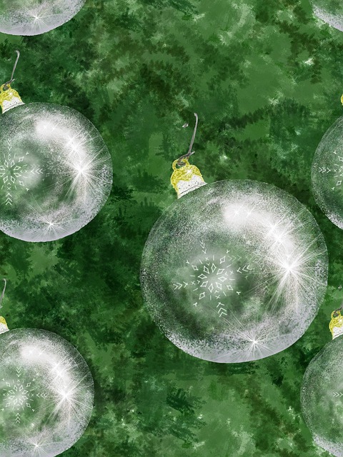 Free christmas ornaments glass ornaments glass balls illustration