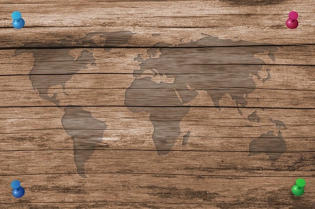 Free wood board structure illustration