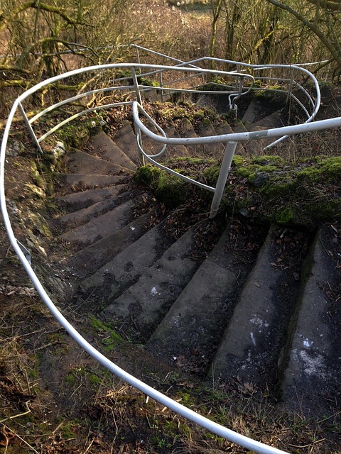 Wendeltreppe, Park, Stufen