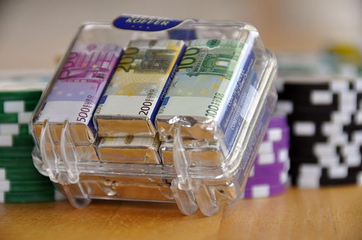 Caja De Dinero, Dinero, Ganancia, Euros