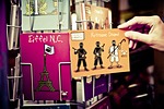 postcard, corsica, fight