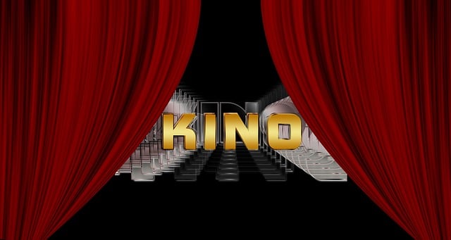 Free movie theater theatre curtain illustration