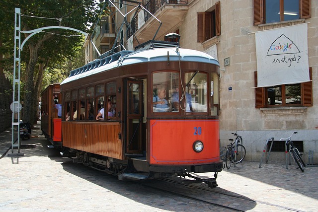 Free Tram Transport photo and picture