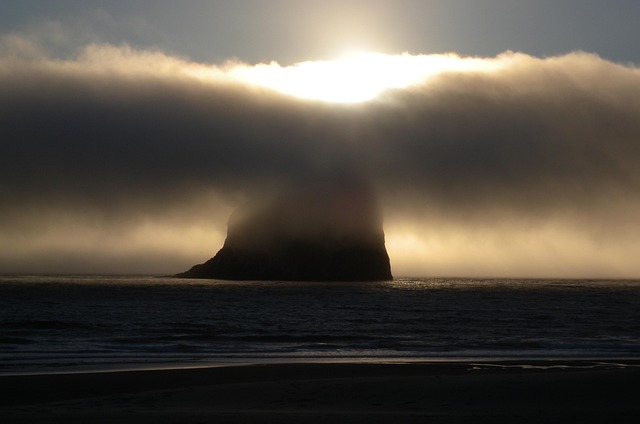 Free Haystack Rock Pacific Coast photo and picture