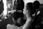 model, backstage, fashion