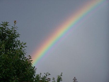 Regnbue, At Farve, Himmel, Farverig