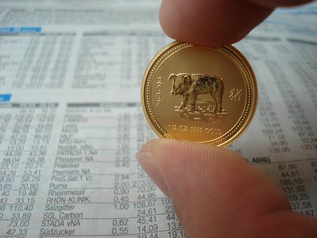 Oro, Moneda De Oro, Dinero En Efectivo