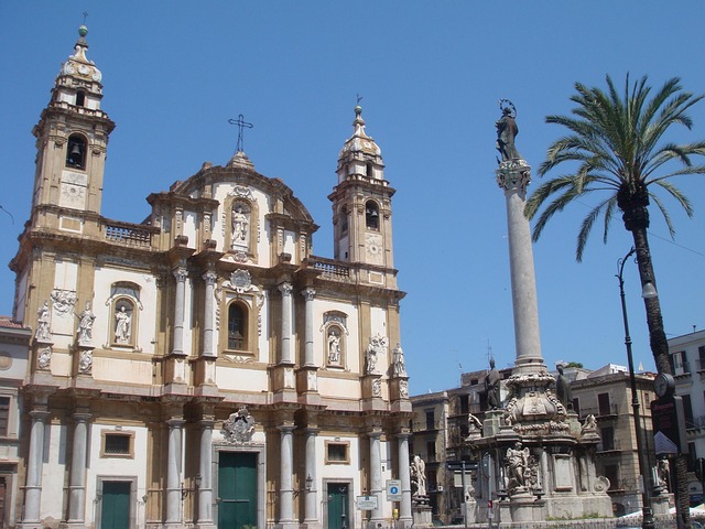 Palermo, Sicília, Verão, Plama