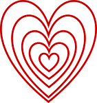 valentine, heart, love